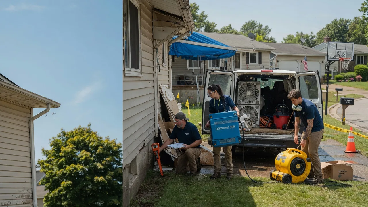 Ceiling Leak Cleanup in Painesville, OH near me